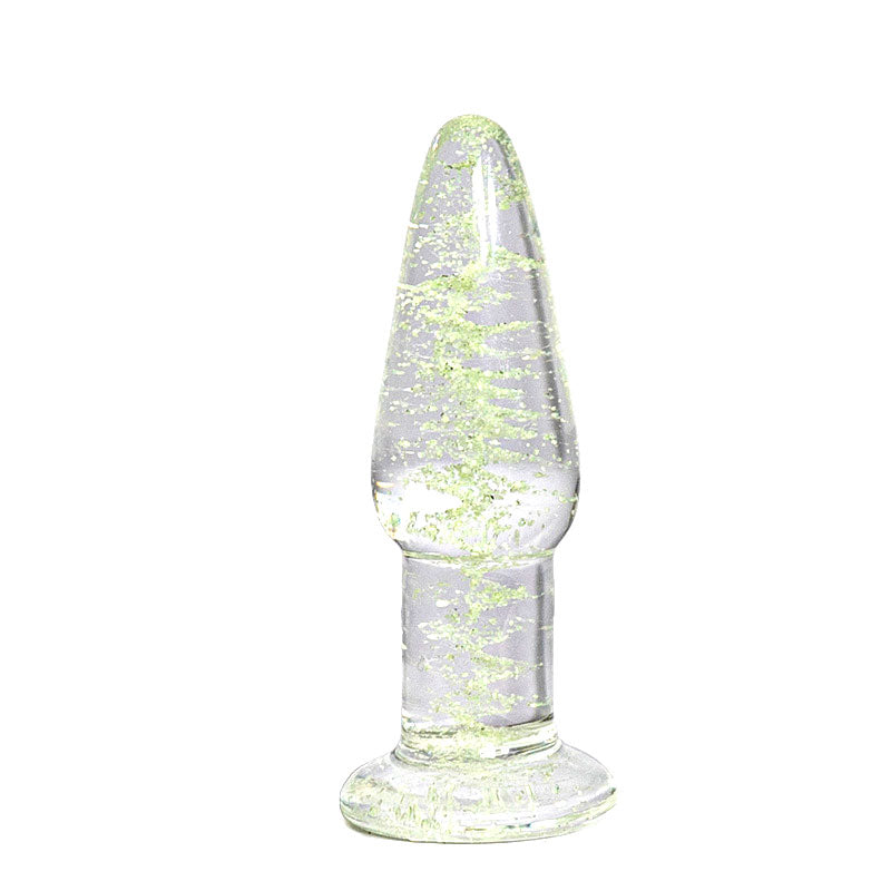 Glow | Glow in the dark Tapered Butt Plug | Glass Anal Toyss Hall of Harper Glow | Glow in the dark Tapered Butt Plug | Glass Anal Toyss Hall of Harper