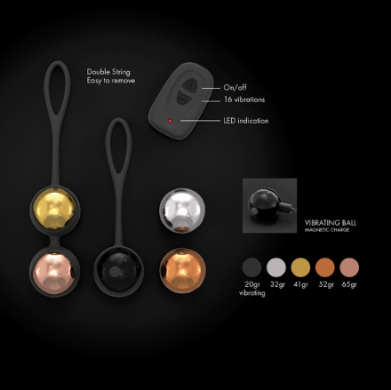 Geisha Balls — Interchangeable Kegel Vibrating Set