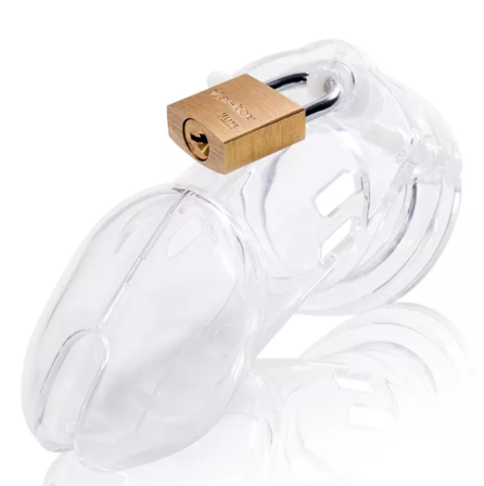 Clear Male Chastity Cock Cage Kit