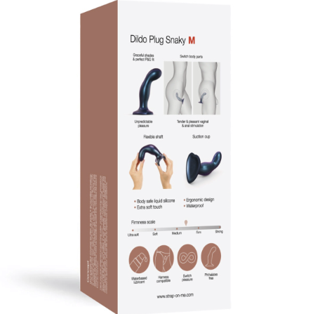 Snaky Dildo Plug - Medium